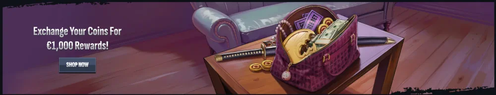 Sklep wymiany monet w kasynie Mafia do realizacji nagród dla graczy